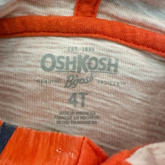 OshKosh B’gosh | Long Sleeve Hooded Tees (4T) - Picture 9 of 9